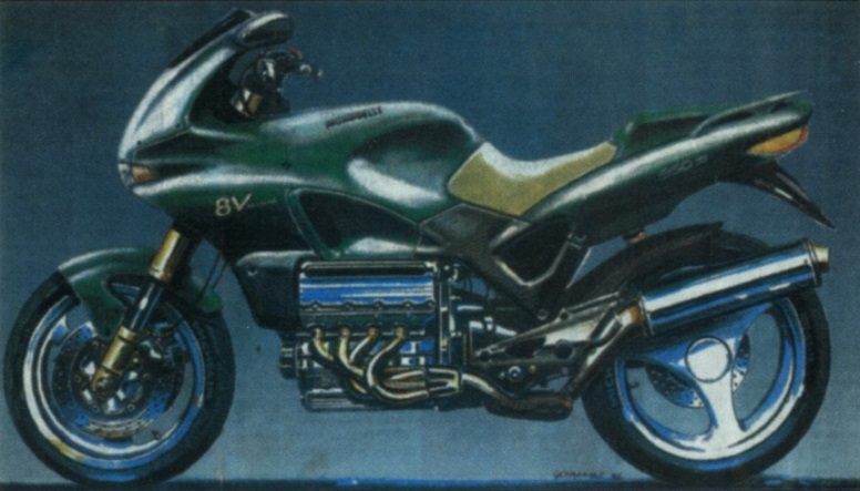 8-мицилиндровый мотоцикл “Морбиделли”