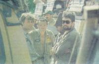 Команда СНГ (слева направо): менеджер А. Аксенов, Д. Леонидов, Ю. Овчинников, С. Трофименко