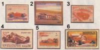 Шесть марок гоночных «Феррари»