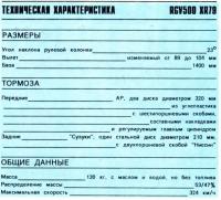 Технические характеристики - продолжение