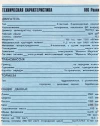 Технические харатеристики